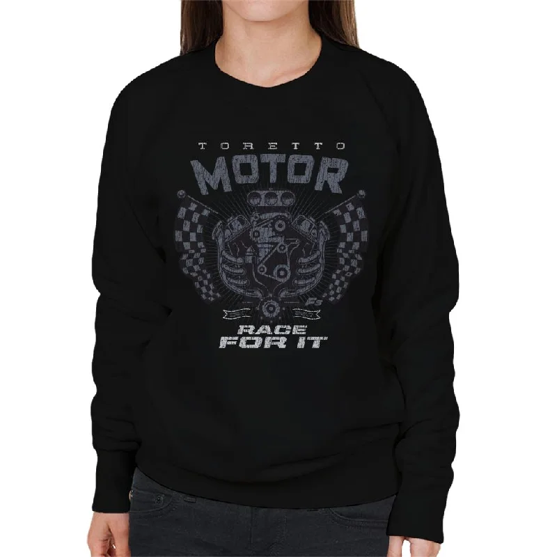 comfy workout sweatshirtFast and Furious Toretto Race For It Women's Sweatshirt