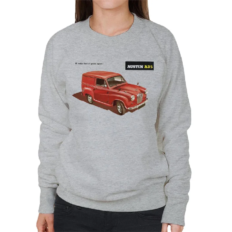 high-quality athletic sweatshirtAustin A35 Goods Space British Motor Heritage Women's Sweatshirt