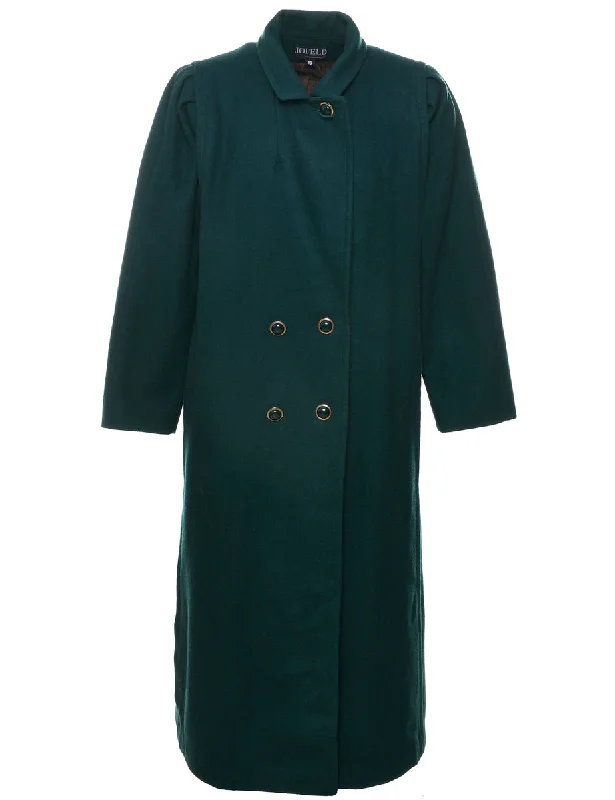 Buy More, Save More contemporary trench coatDouble Breasted Wool Coat - M