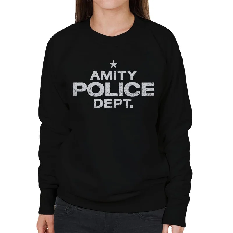 activewear hoodieJaws Amity Police Dept Women's Sweatshirt