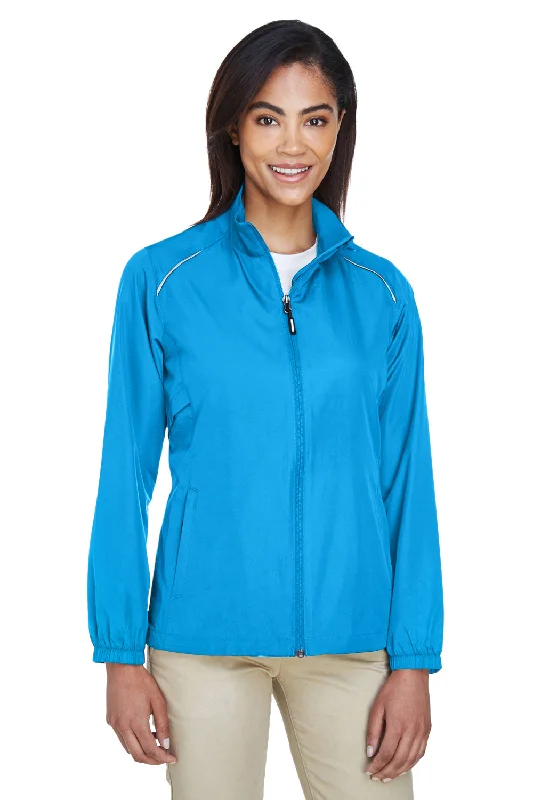 Extra Savings modern outerwearCore 365 Womens Motivate Water Resistant Full Zip Jacket - Electric Blue Extra Savings modern outerwearCore 365 Womens Motivate Water Resistant Full Zip Jacket - Electric Blue