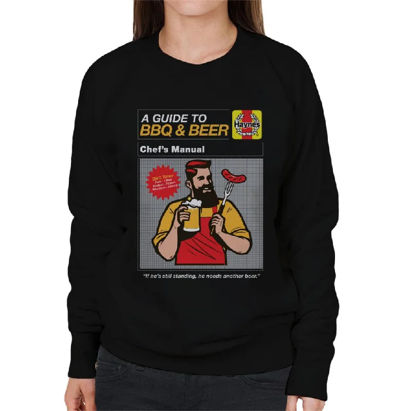 activewear hoodieHaynes Guide To BBQ & Beer Women's Sweatshirt