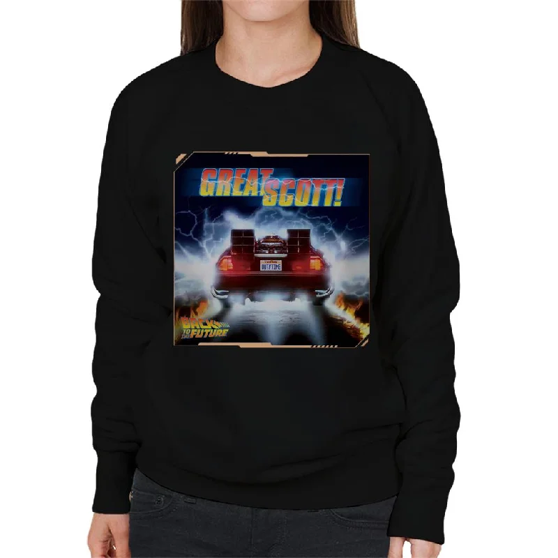 Limited Edition zip-up gym hoodieBack to the Future Delorean Great Scott Women's Sweatshirt