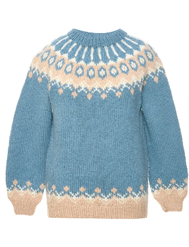 Online Only wool coatWool Nordic Jumper - M