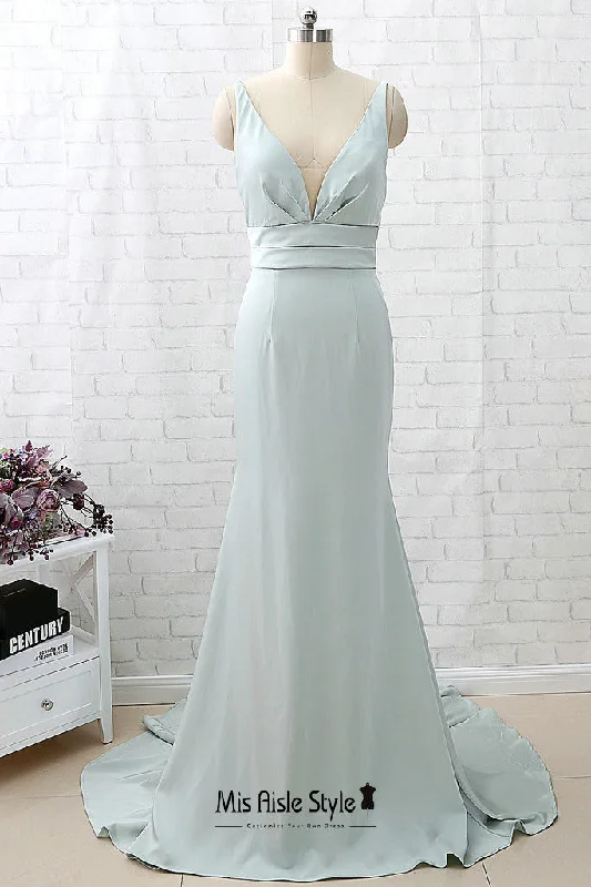 Markdown Madness office dressMermaid V-neck Party Dress