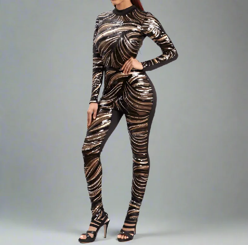 Online Only Zequince Sequin Jumpsuit