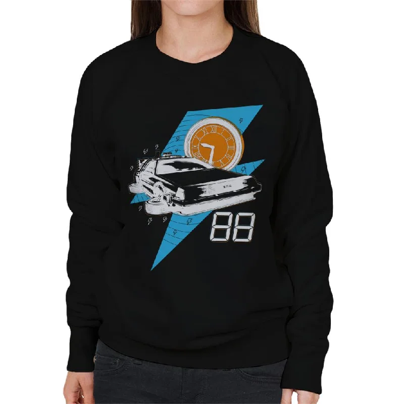 Exclusive Access contemporary fitness sweatshirtBack to the Future Delorean 88 Miles Per Hour Women's Sweatshirt