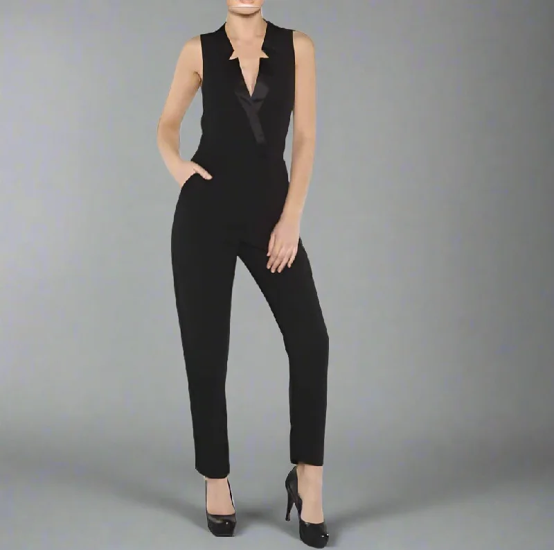 Super Bargain Snazzy Tuxedo Jumpsuit