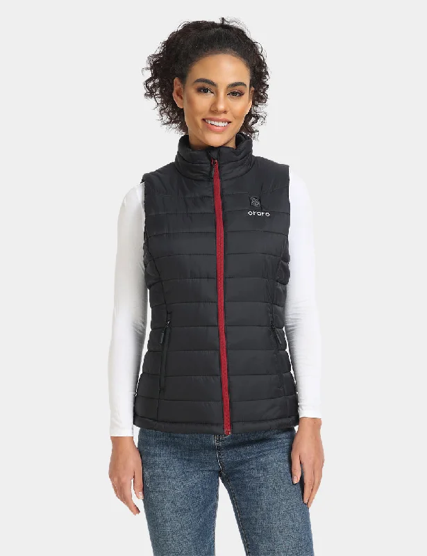 comfortable stylish hoodieWomen's Classic Heated Vest - Black