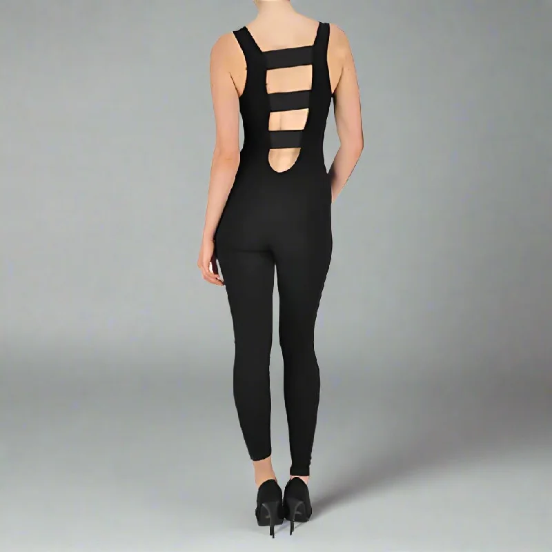 Season Finale Sale Peachy Elastic and jumpsuit catsuit
