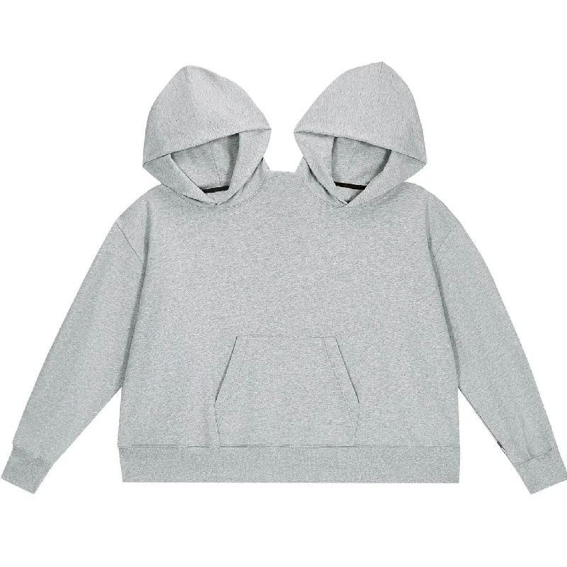 Hurry In GRAY HOODED JUMPSUIT COUPLE OUTFIT YV47413