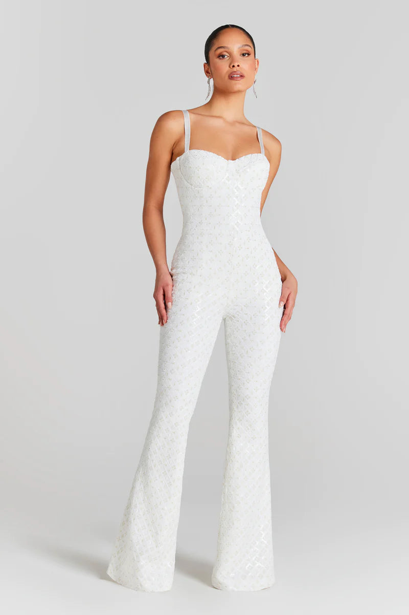 Huge Discounts Nadine Merabi Hailey White Jumpsuit - S