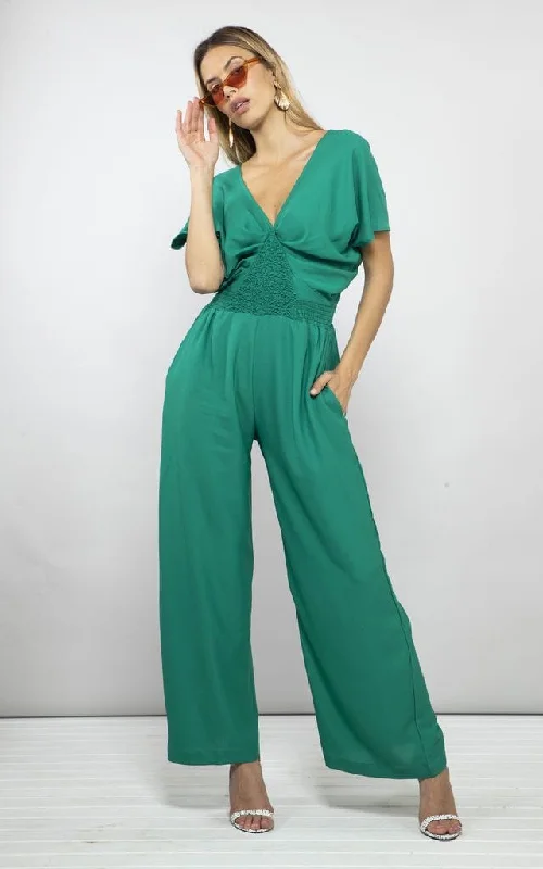 Friends and Family Sale Arizona Jumpsuit In Forest Green