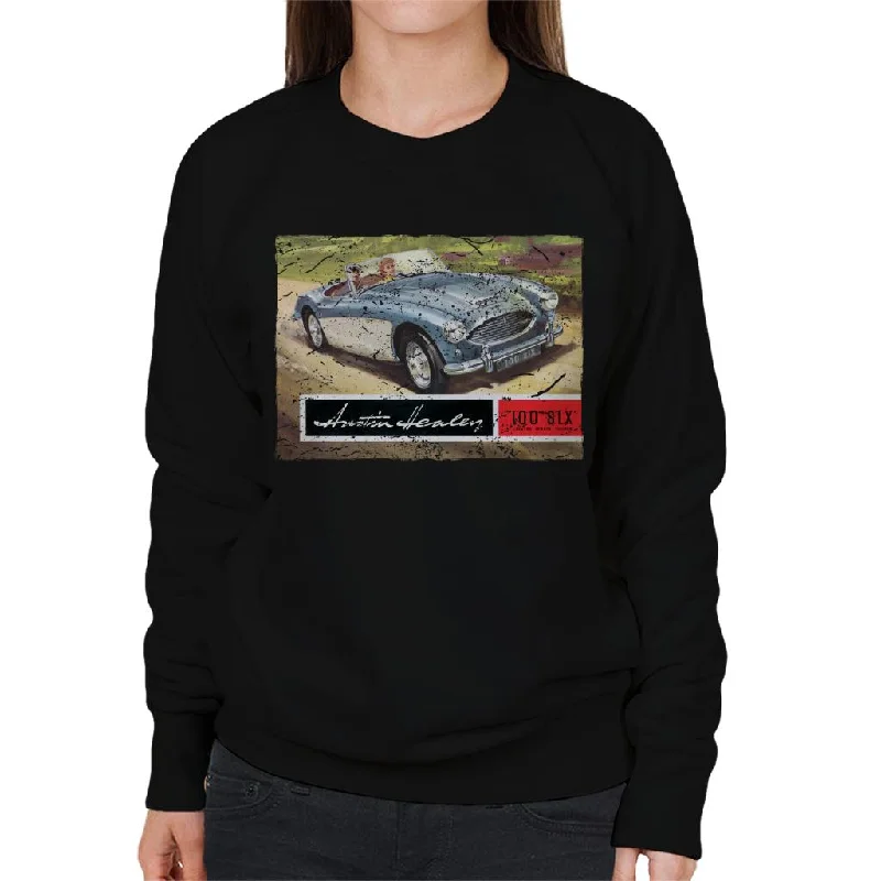 fashionable fitness sweatshirtAustin Healey Country Road British Motor Heritage Women's Sweatshirt