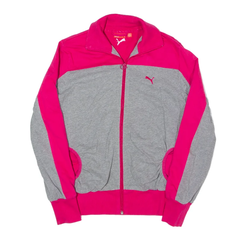 sporty jacketPUMA Track Jacket Pink Womens UK 12