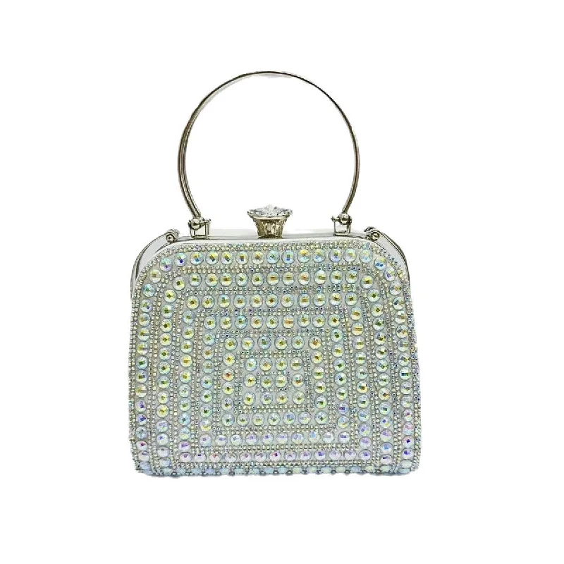 Deal Explosion wrap-around dressDiamond-set clutch bag Women's Party Bag Rhinestone Tote Delicate diagonal dinner bag 763988820276