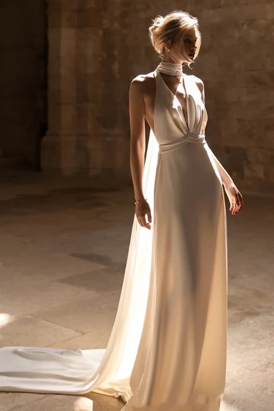 Massive Deals casual midi dressSheath-Column Sweep-Brush Train Elastic Cloth Wedding Dress 816860315146 Massive Deals casual midi dressSheath-Column Sweep-Brush Train Elastic Cloth Wedding Dress 816860315146
