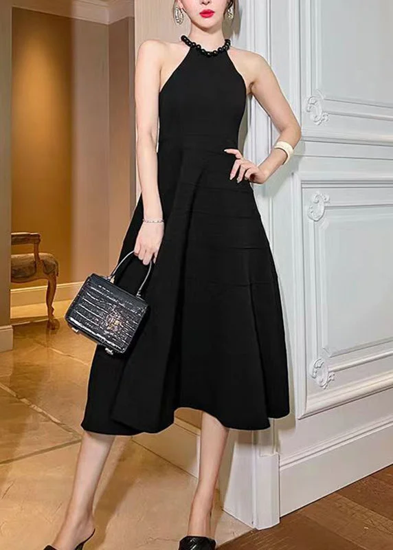 One-DAY Sale t-shirt dressDinner Black Cold Shoulder Long Vestidos Dress Summer