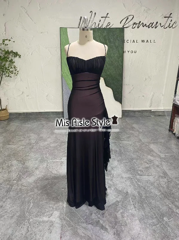 Overstock Sale sleek dressVintage 90s Pink and Black Prom Dress with Criss Cross Back