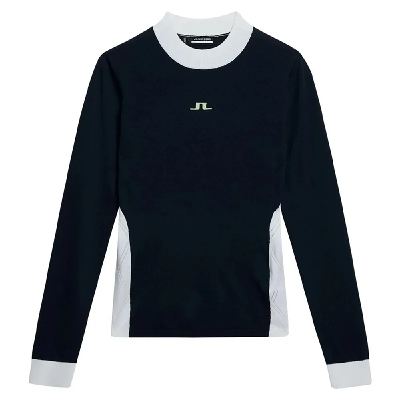 lightweight outerwearJ.Lindeberg Meadow Knitted Golf Sweater JL Navy - SS24 Women