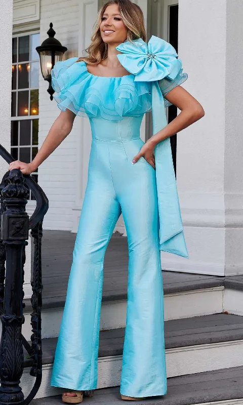 Mega Sale Rachel Allan 50171 - Off Shoulder Jumpsuit