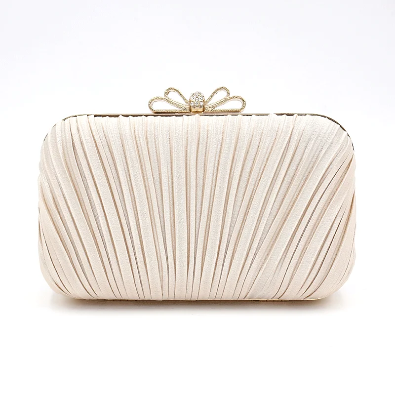 YEAR-End Clearance spaghetti strap dressPleated hand dinner bag Banquet bag Lady socialite evening gown bag 607095743182