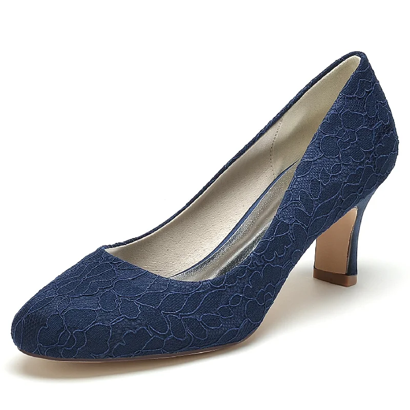 While Supplies Last statement dressChunky Heel 6cm Silk-Like Lace Shoes CK0414
