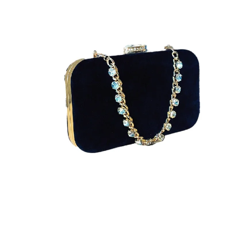 Best Bargains trendy bodycon dressEvening clutch bag diamond-encrusted suede bag Dinner bag Women's crossbody bag 778944030967