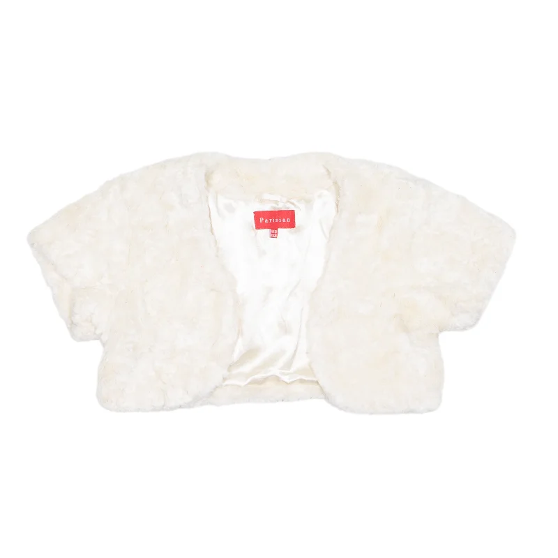 The Best Prices cozy fleece coatPARISIAN Cropped Faux Fur Gilet Cream Womens UK 10