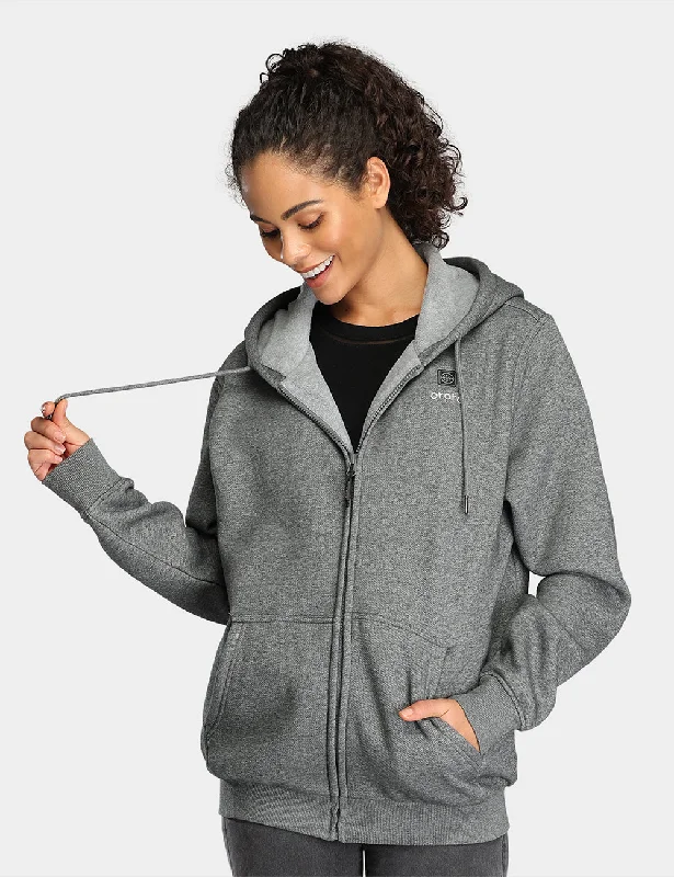 Today's Special retro hoodieUnisex Heated Fleece Hoodie - Flecking Gray