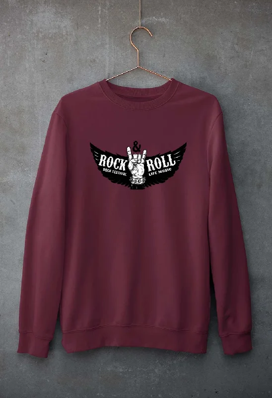 Exclusive Online Offer retro sports hoodieRock & Roll Unisex Sweatshirt for Men/Women
