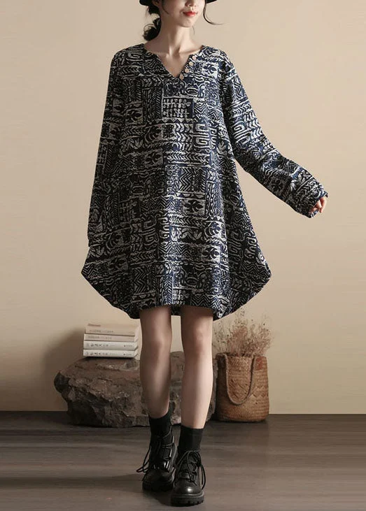 Friends and Family Sale wool dressDIY Black V Neck Print Patchwork Linen Dress Spring Friends and Family Sale wool dressDIY Black V Neck Print Patchwork Linen Dress Spring