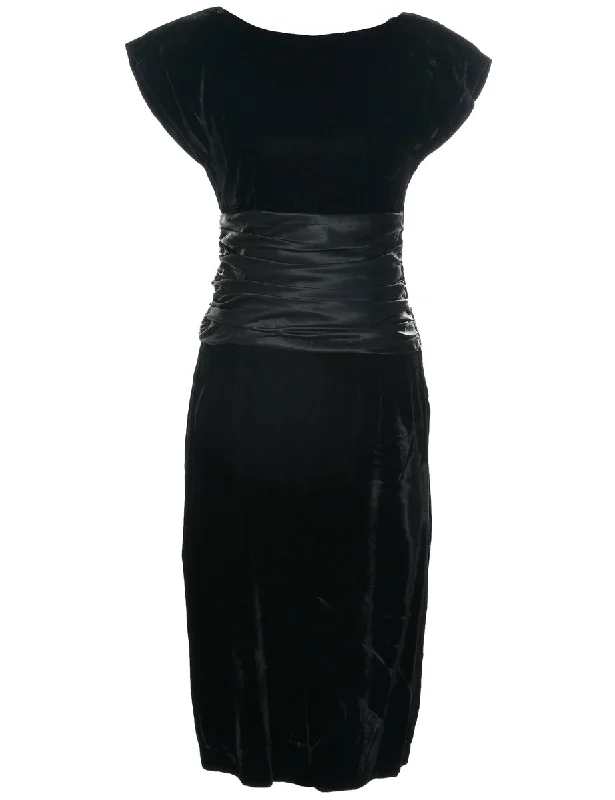 Special Buy cozy winter coatVelvet Evening Dress - S