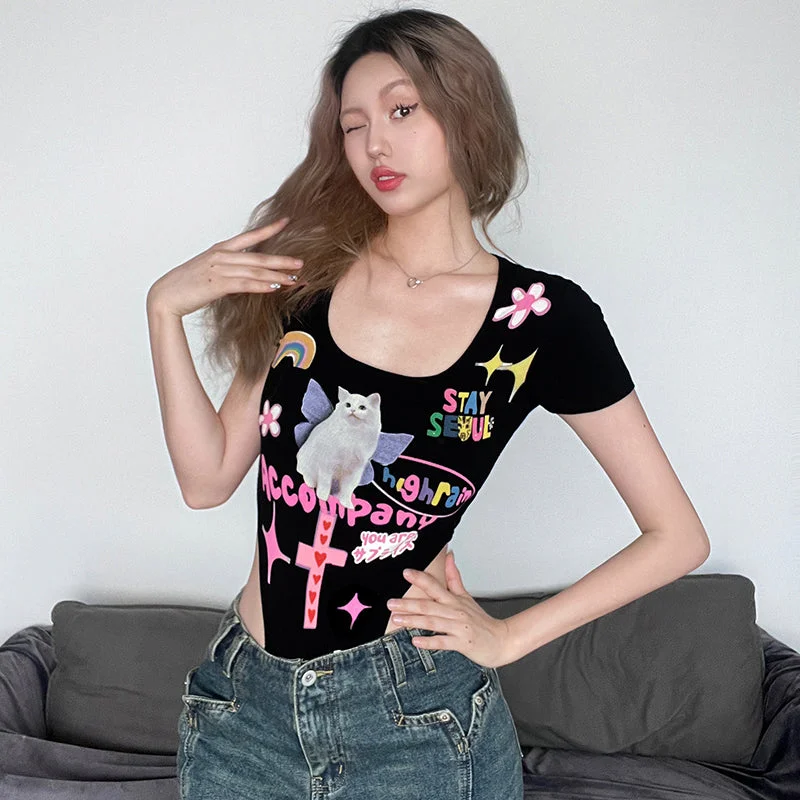 Special Buy Childlike printed jumpsuit yv50477