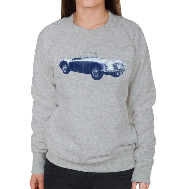 high-end athletic hoodieMG MGA 1962 British Motor Heritage Women's Sweatshirt