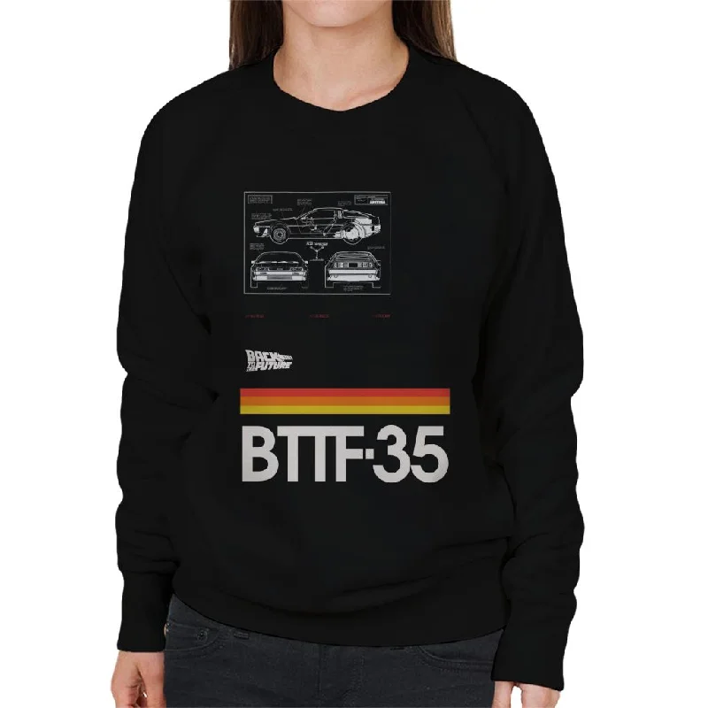 While Supplies Last premium gym hoodieBack to the Future 35th Anniversary Delorean Notes Women's Sweatshirt
