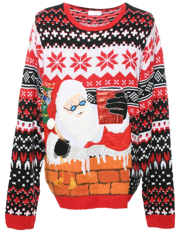 versatile coatSanta Claus Christmas Jumper - XL