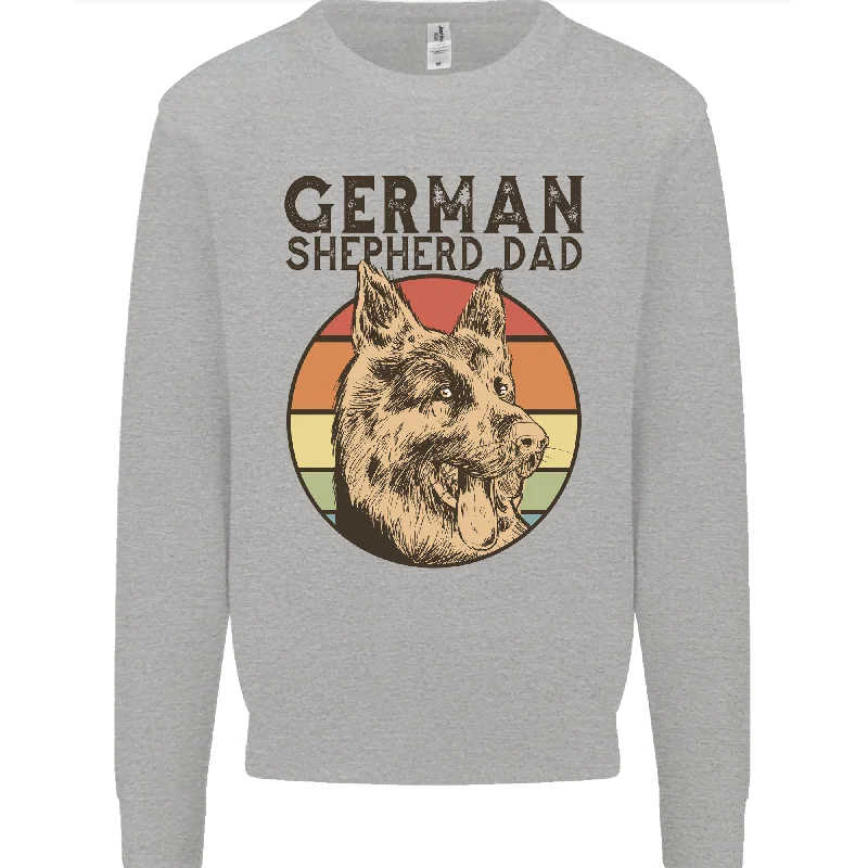 fashion sportswear hoodieA German Shepherd Dog Dad Mens Sweatshirt Jumper