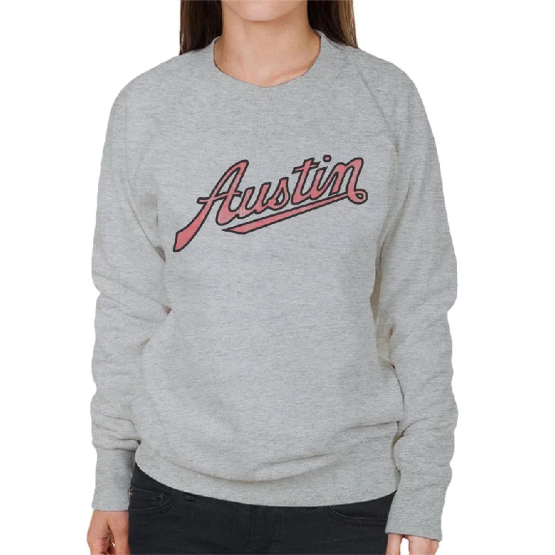 stylish athletic hoodieAustin Vintage Logo British Motor Heritage Women's Sweatshirt