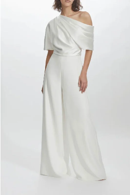 Super Deal Amsale Little White Jumpsuit "LW207"
