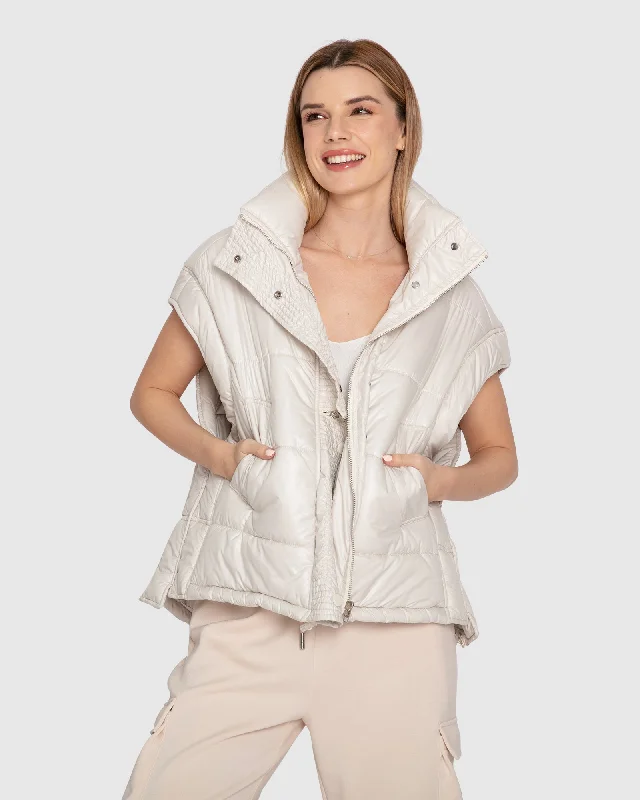 Anniversary Sale stylish lightweight coatHypnotized Quilted Puffer Vest