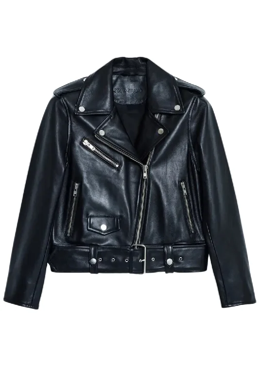 graphic coatICON Biker Jacket