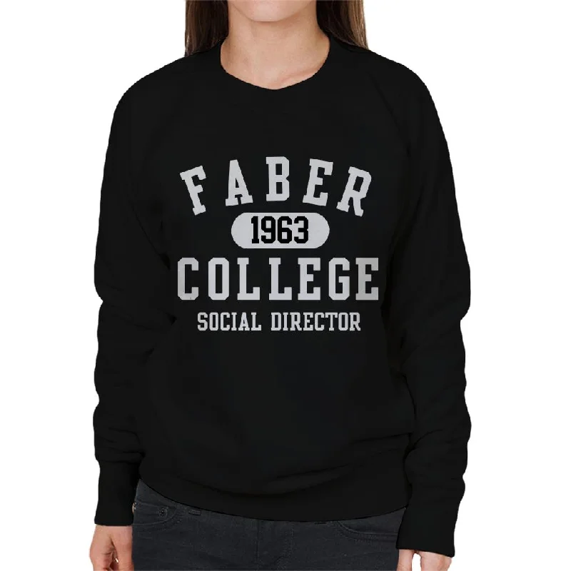 Buy Now streetwear gym sweatshirtAnimal House Faber 1963 College Social Director Women's Sweatshirt
