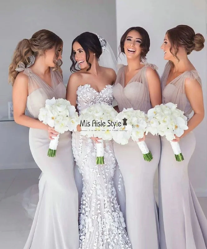 Get It Before It’s Gone stylish party dressMermaid Fitted Bridesmaid Dress
