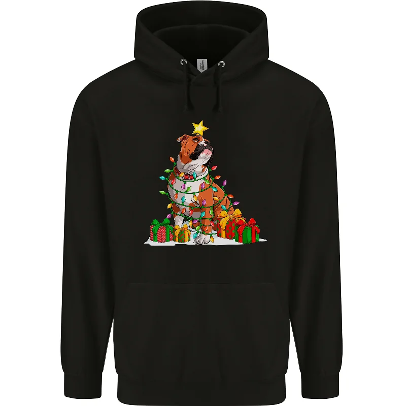 Massive Deals sporty hooded sweatshirtA Christmas Boxer Dog Xmas Mens 80% Cotton Hoodie