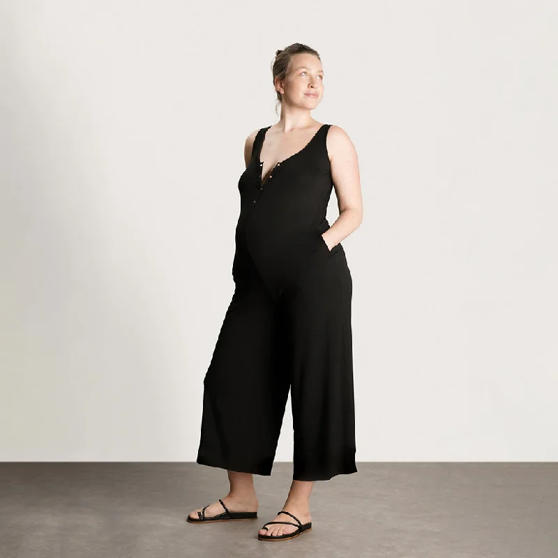 Final Markdown Round The Clock Jumpsuit - Black