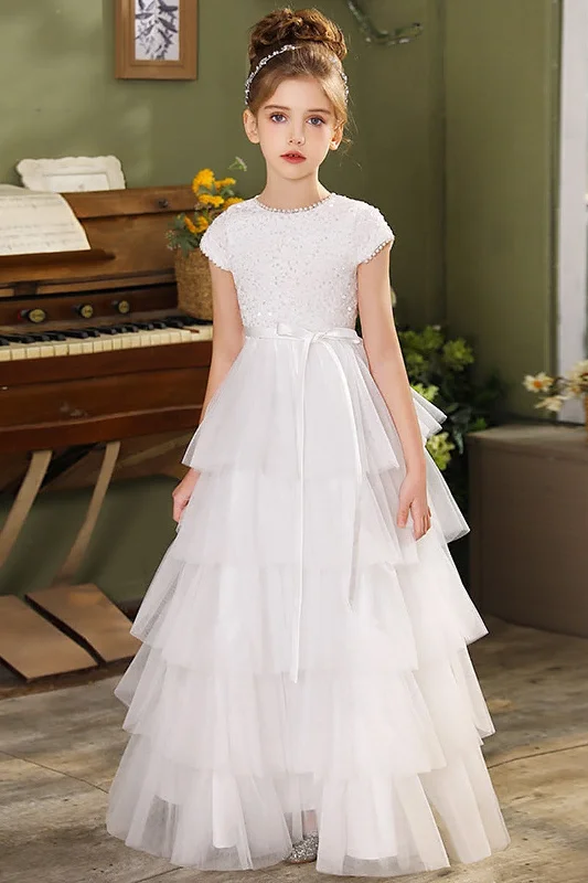 Season Finale Sale casual slip dressBall-Gown Jewel Tulle/Sequined Maxi Flower Girl Dresses With Ruffle 820077667678 Season Finale Sale casual slip dressBall-Gown Jewel Tulle/Sequined Maxi Flower Girl Dresses With Ruffle 820077667678