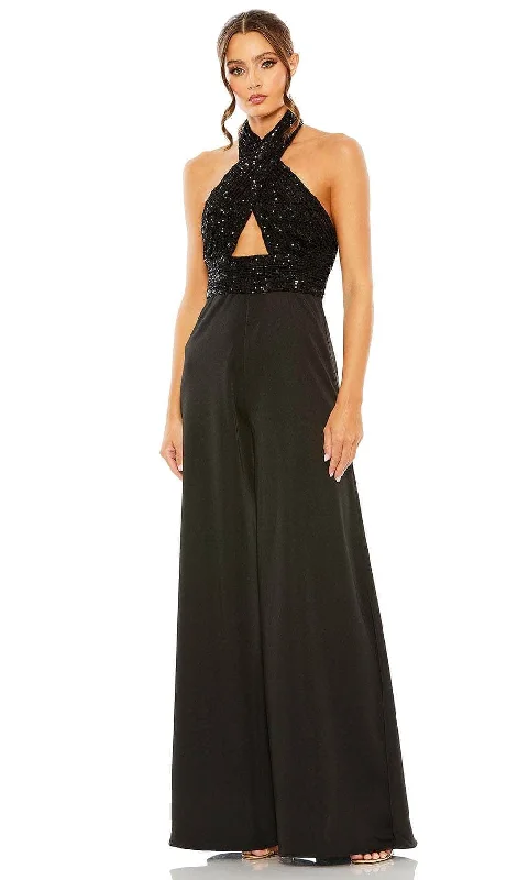 Exclusive Online Offer Ieena Duggal 11666 - Halter Jumpsuit