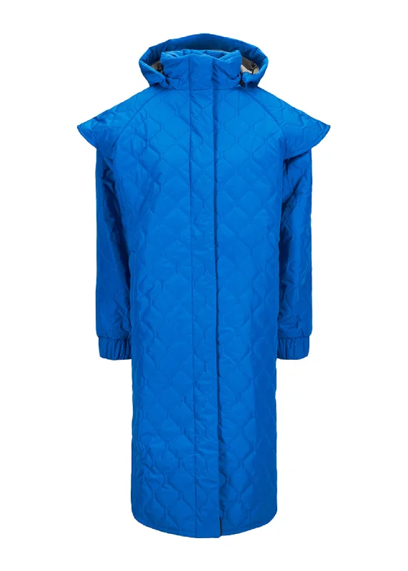 warm outerwearQuilted Tyfon Coat - Palace Blue