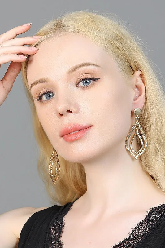 Early Access pleated dressStylish earrings with high quality geometric earrings 657592020628
